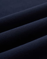Navy — Men's S.Cafe Short-Sleeve Polo Shirt — Fitted, Ribbed Collar