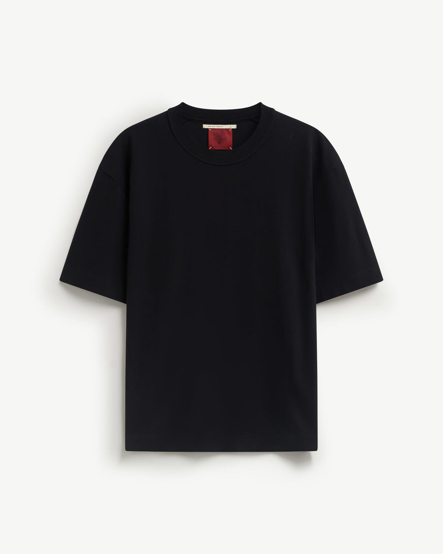 Black — Men's S.Cafe Short-Sleeve T-Shirt — Boxy Fit