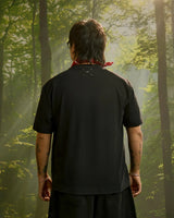 Black — Men's S.Cafe Short-Sleeve T-Shirt — Boxy Fit