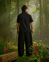 Black — Men's S.Cafe Short-Sleeve T-Shirt — Boxy Fit