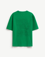 JOLLY GREEN — S.Café Short-Sleeve Embroidered Back T-Shirt — Boxy Fit