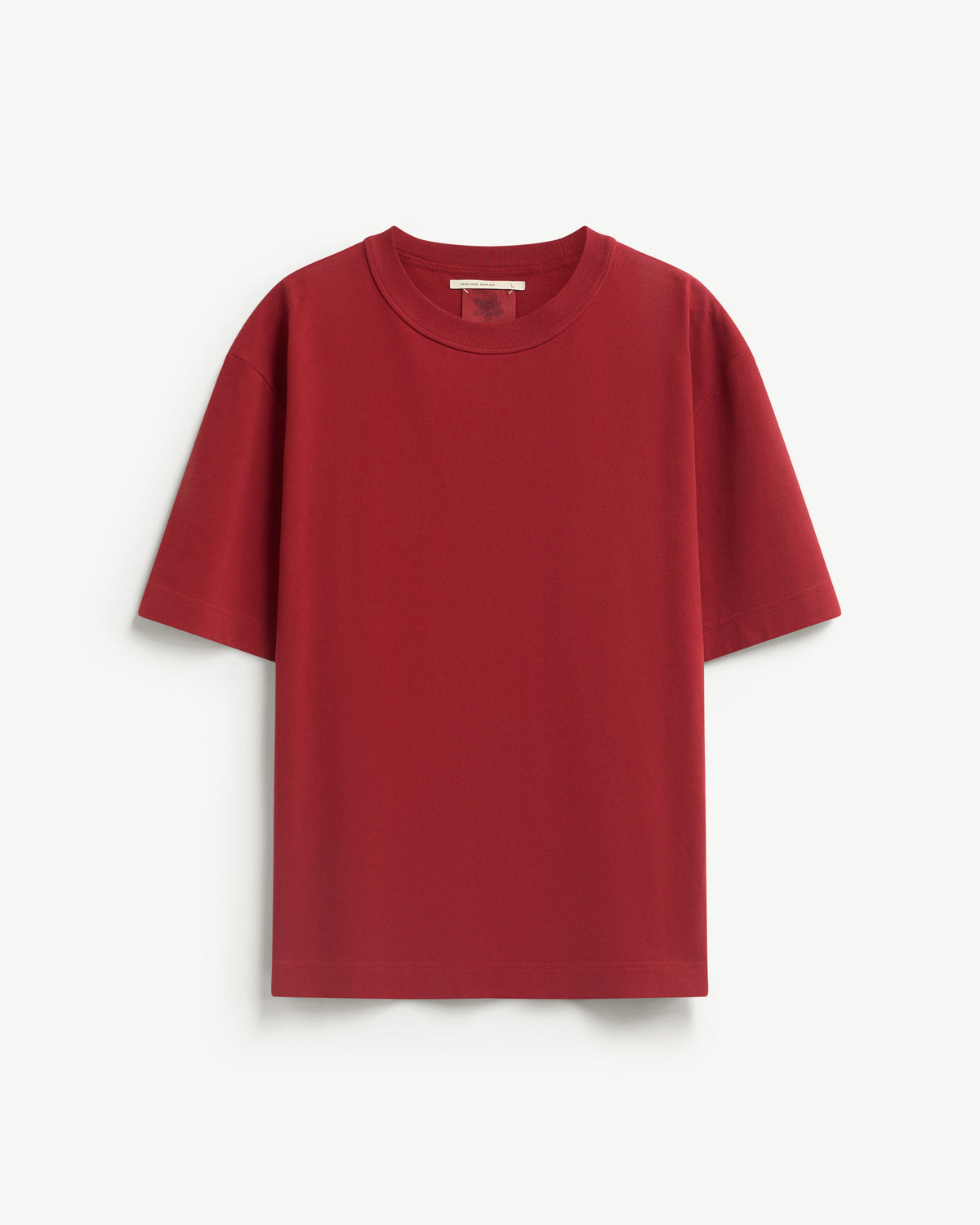 SUN-DRIED TOMATO — S.Café Short-Sleeve Embroidered Back T-Shirt — Boxy Fit