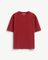 SUN-DRIED TOMATO — S.Café Short-Sleeve Embroidered Back T-Shirt — Boxy Fit