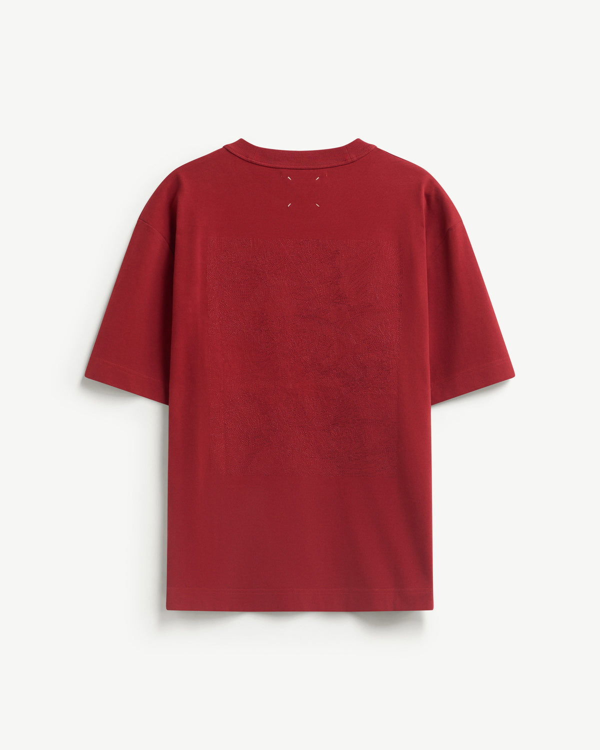 SUN-DRIED TOMATO — S.Café Short-Sleeve Embroidered Back T-Shirt — Boxy Fit