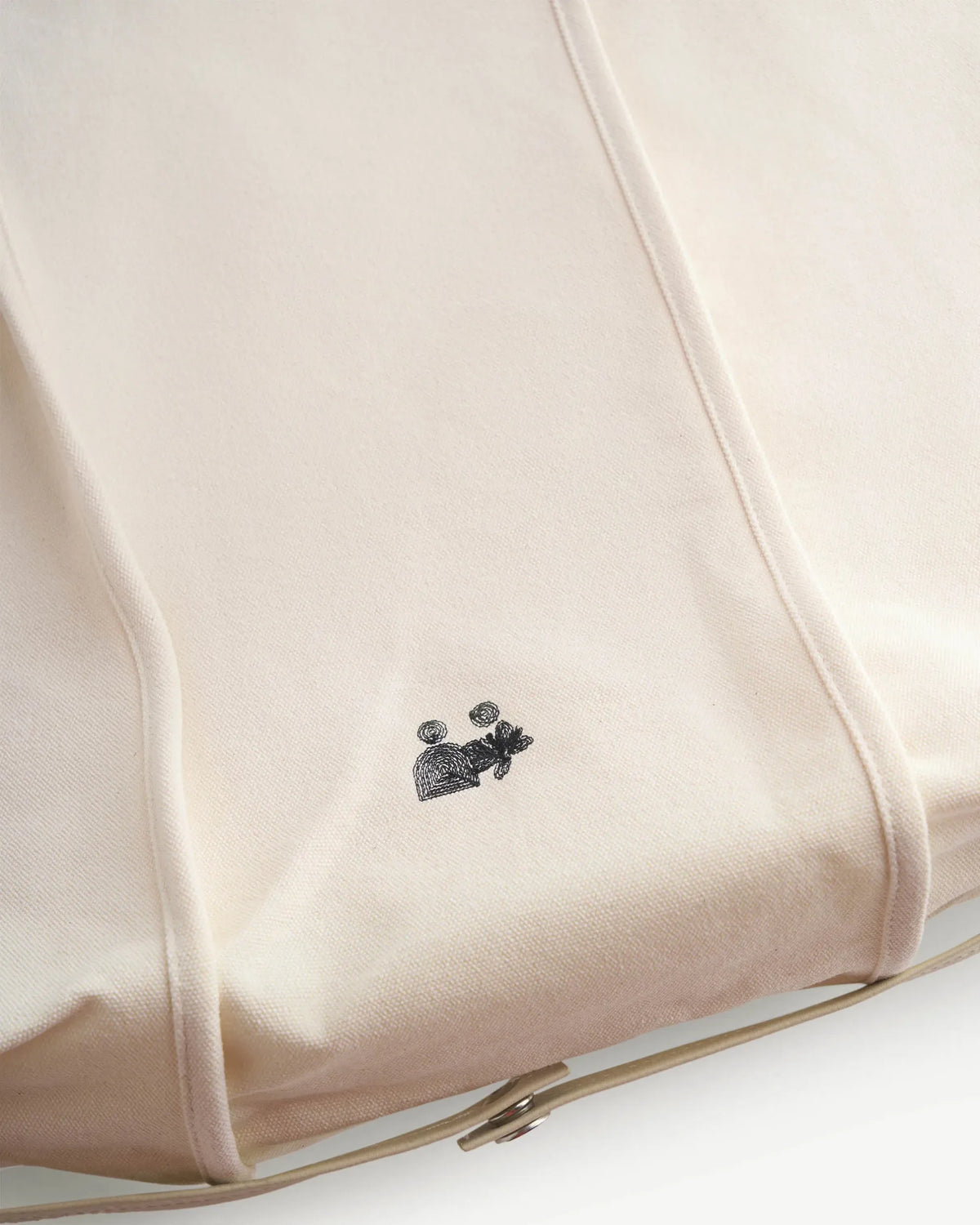Coffee Lovers Embroidered Tote Bag — Freesize