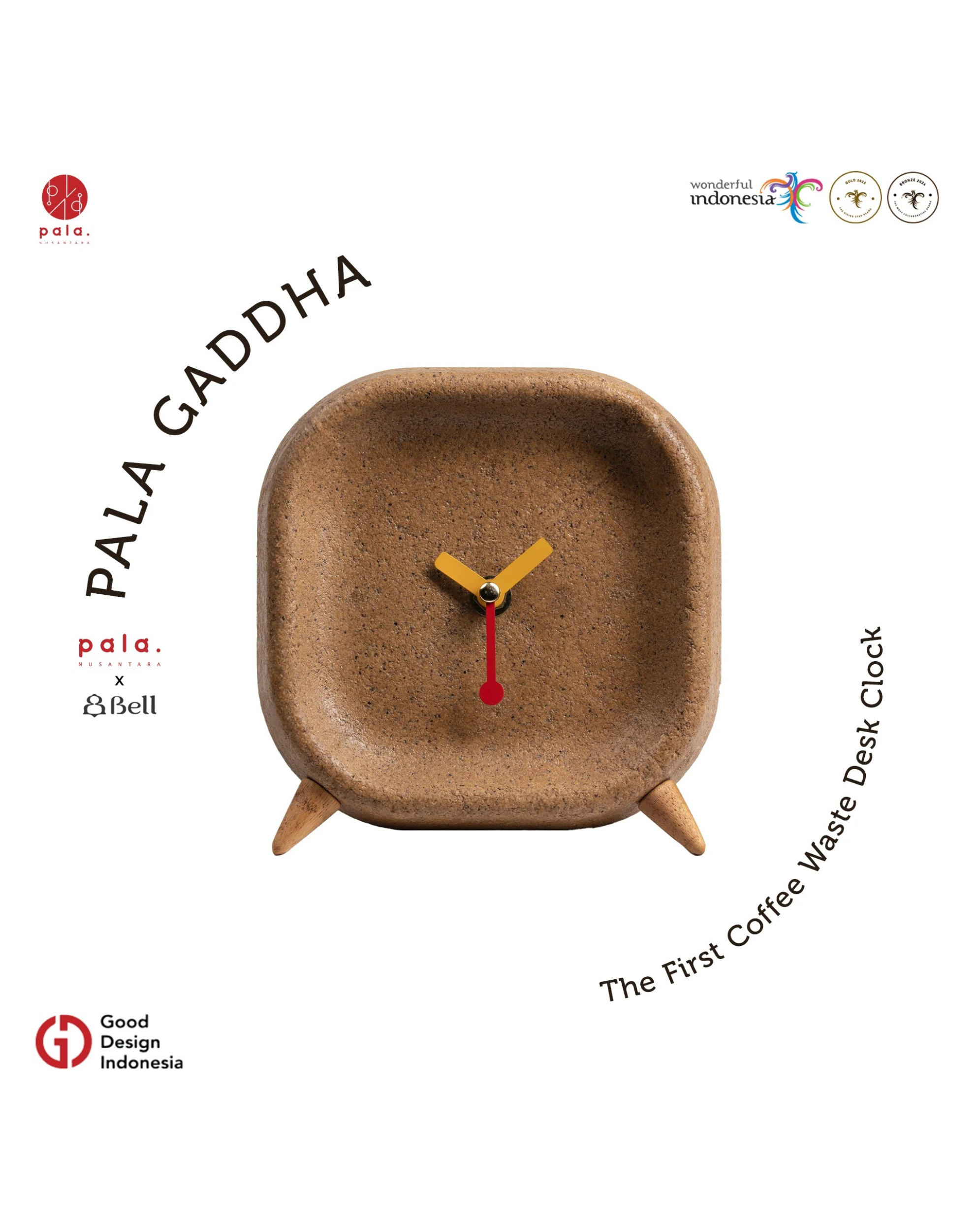 Gaddha Desk Clock — Light