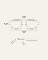 Brade Flax Brown Sunglasses — Lifestyle