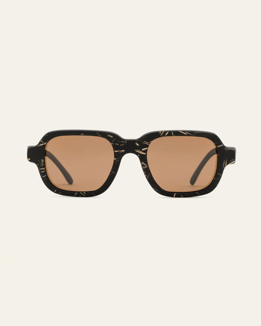 Brade Flax Brown Sunglasses — Front view