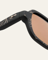 Brade Flax Brown Sunglasses — Detail