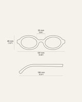 Miley Grey Sunglasses — On model