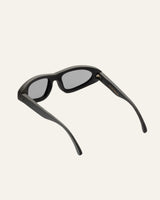 V1 Grey Sunglasses — Three-quarter view