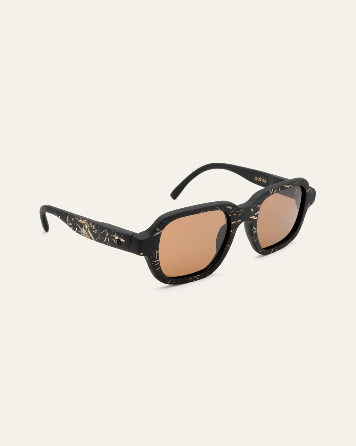 Brade Flax Brown Sunglasses — Side view