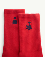 Coffee Lovers Long Socks — Sundried Tomato