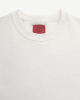 White/Red — Men's S.Cafe Embroidered Short-Sleeve T-Shirt — Boxy Fit