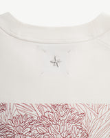 White/Red — Men's S.Cafe Embroidered Short-Sleeve T-Shirt — Boxy Fit