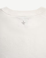 White/White — Men's S.Cafe Embroidered Short-Sleeve T-Shirt — Boxy Fit