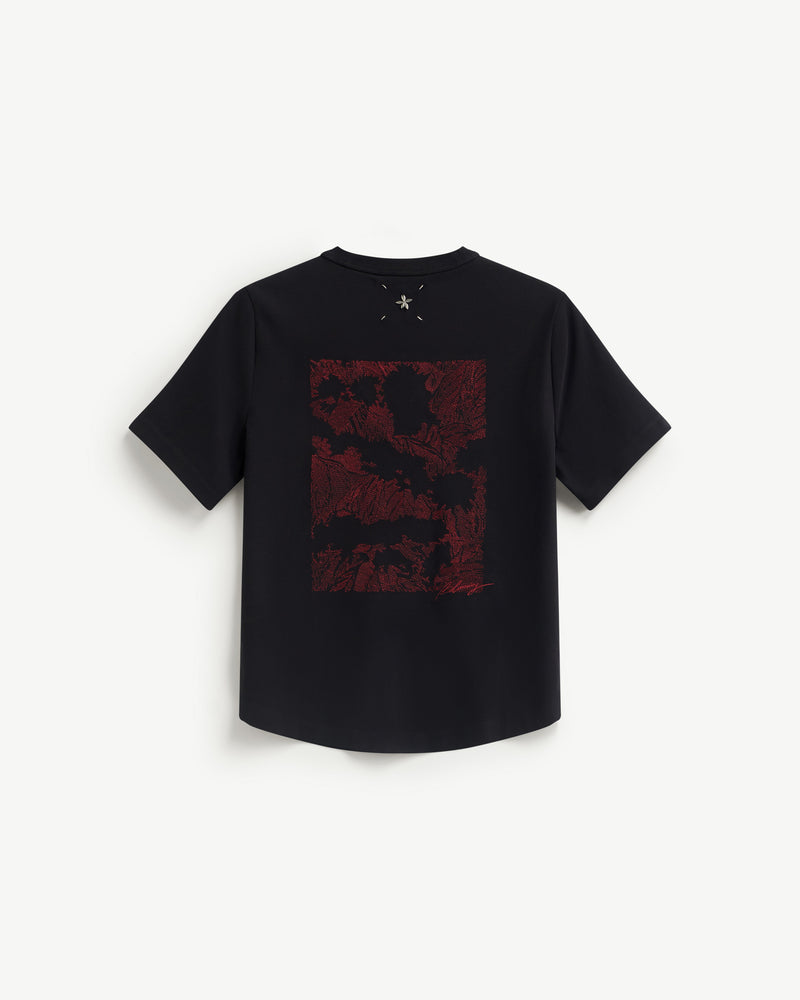 Women's S.Café Embroidered T-Shirt — Black