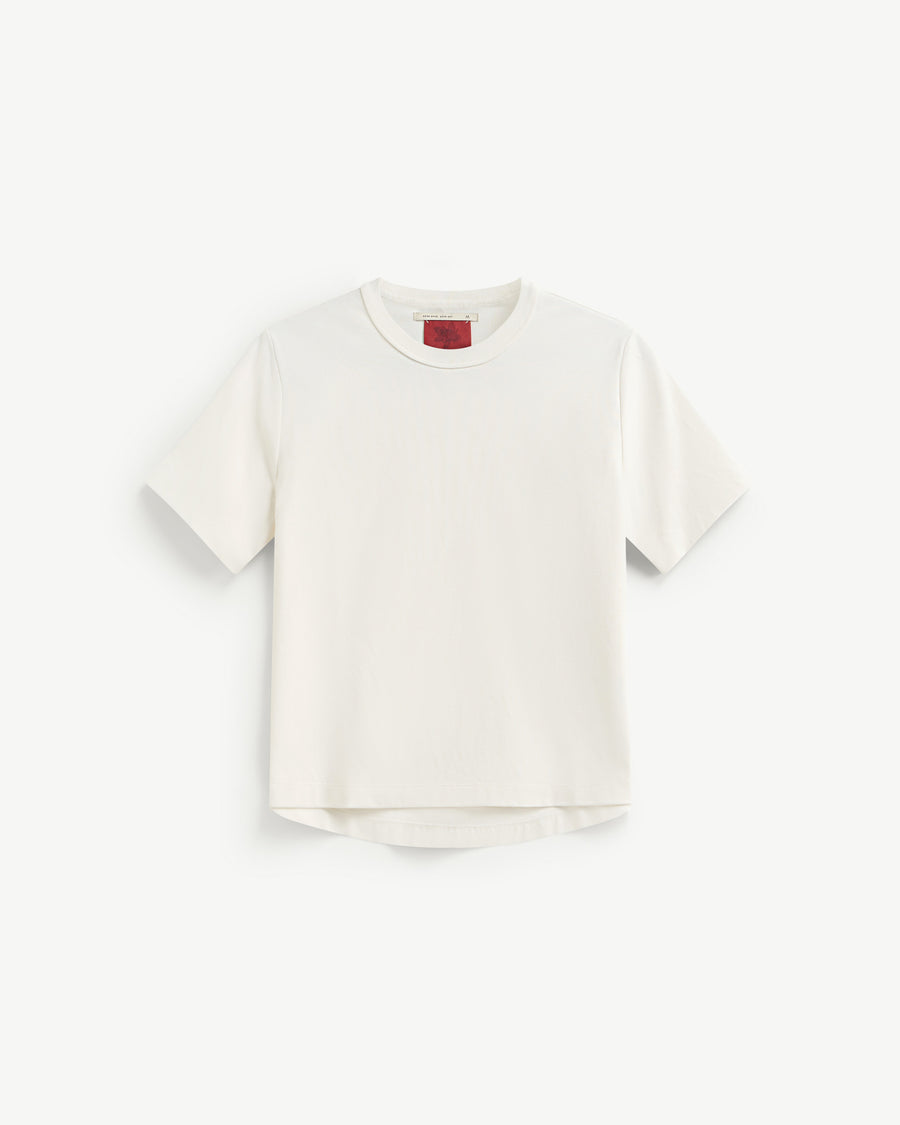 Women's S.Café Embroidered T-Shirt — Snow White