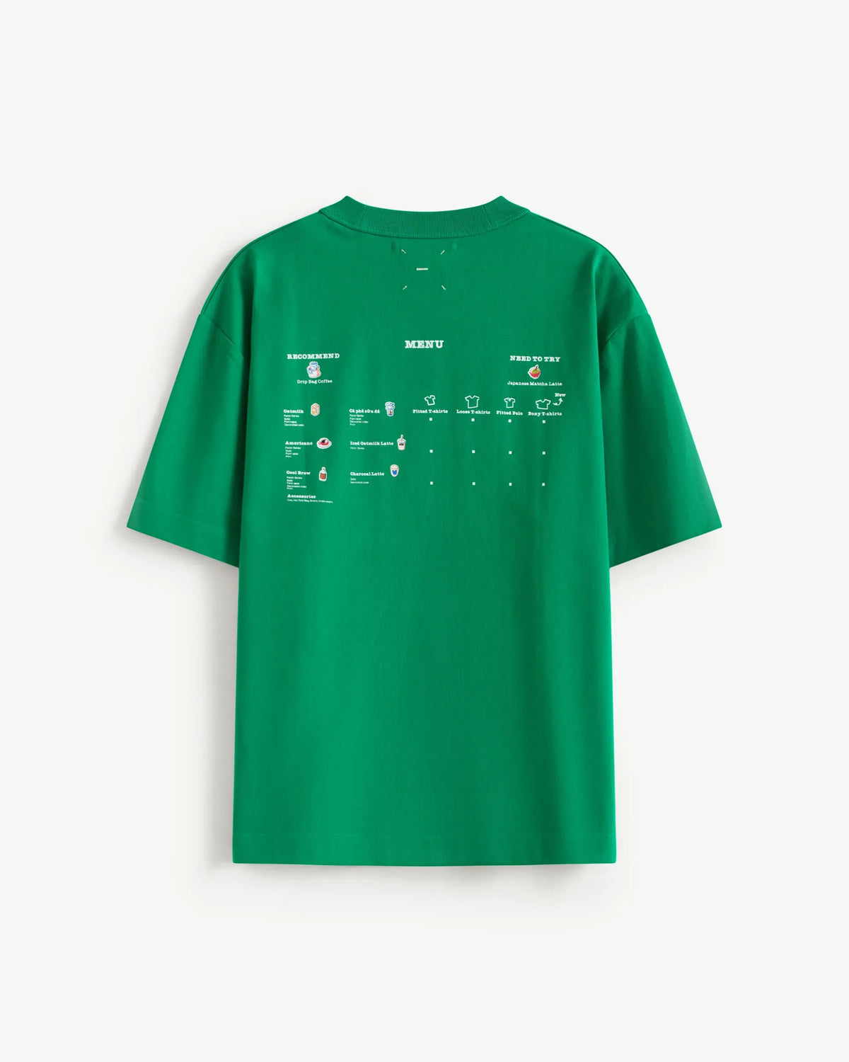 S.Café Back Print T-Shirt — Jolly Green