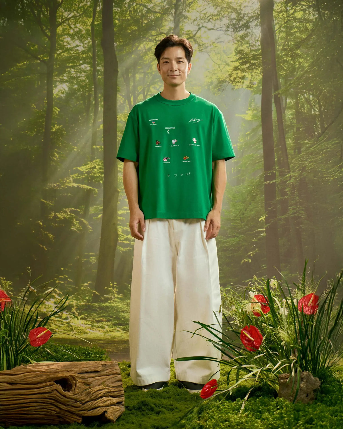 S.Café Back Print T-Shirt — Jolly Green