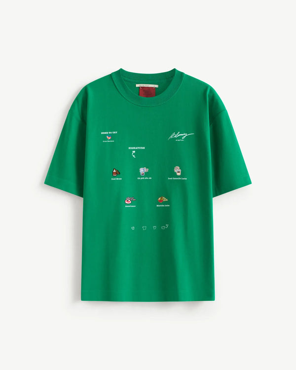 S.Café Back Print T-Shirt — Jolly Green