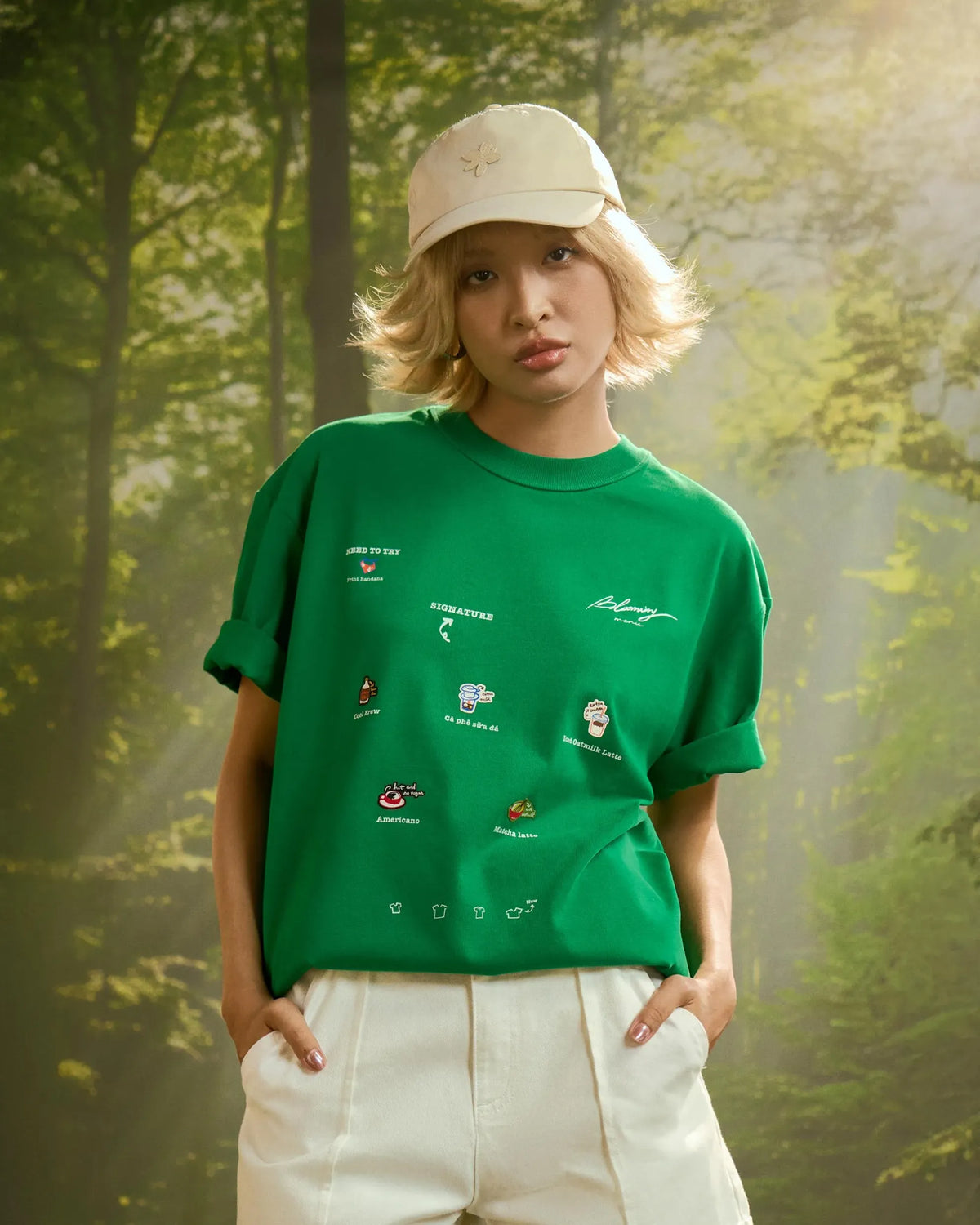 S.Café Back Print T-Shirt — Jolly Green