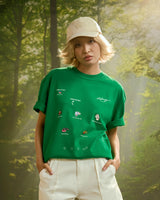 S.Café Back Print T-Shirt — Jolly Green