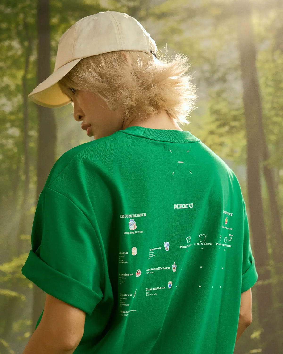 S.Café Back Print T-Shirt — Jolly Green