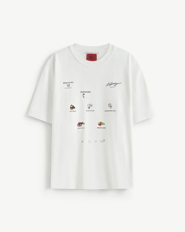 S.Café Back Print T-Shirt — Snow White