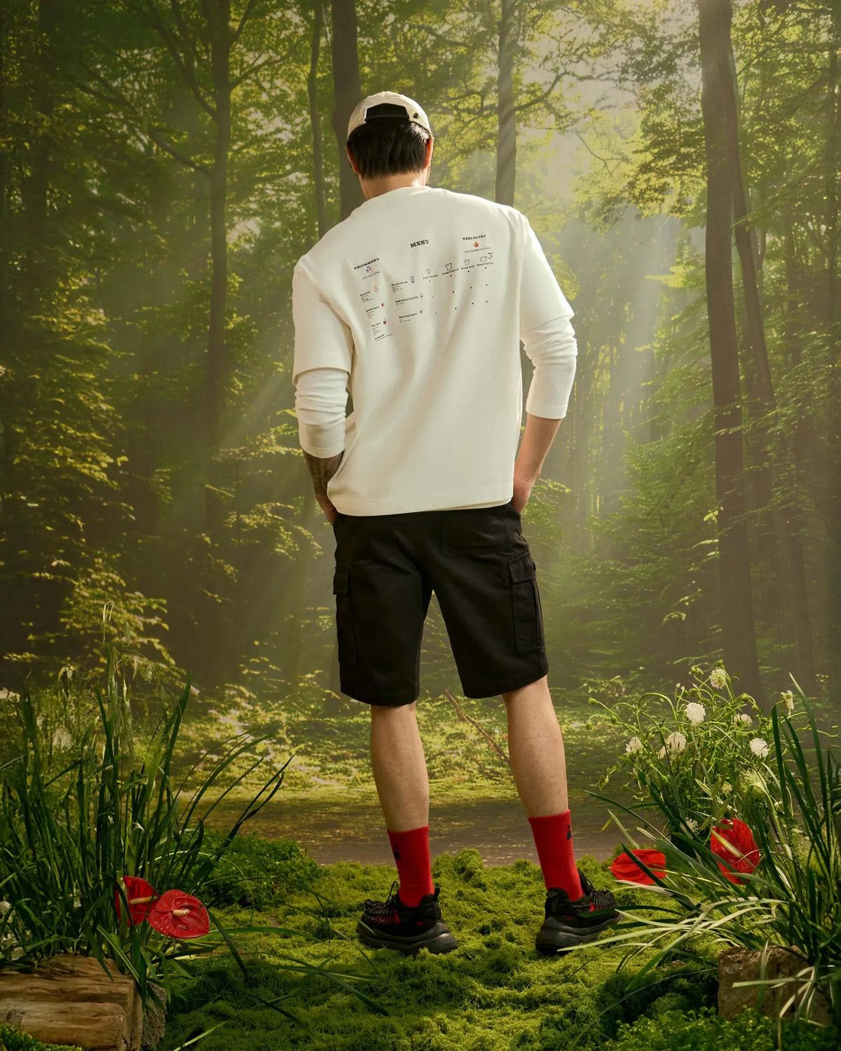 S.Café Back Print T-Shirt — Snow White