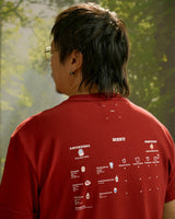 S.Café Back Print T-Shirt — Sundried Tomato