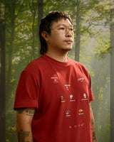 S.Café Back Print T-Shirt — Sundried Tomato