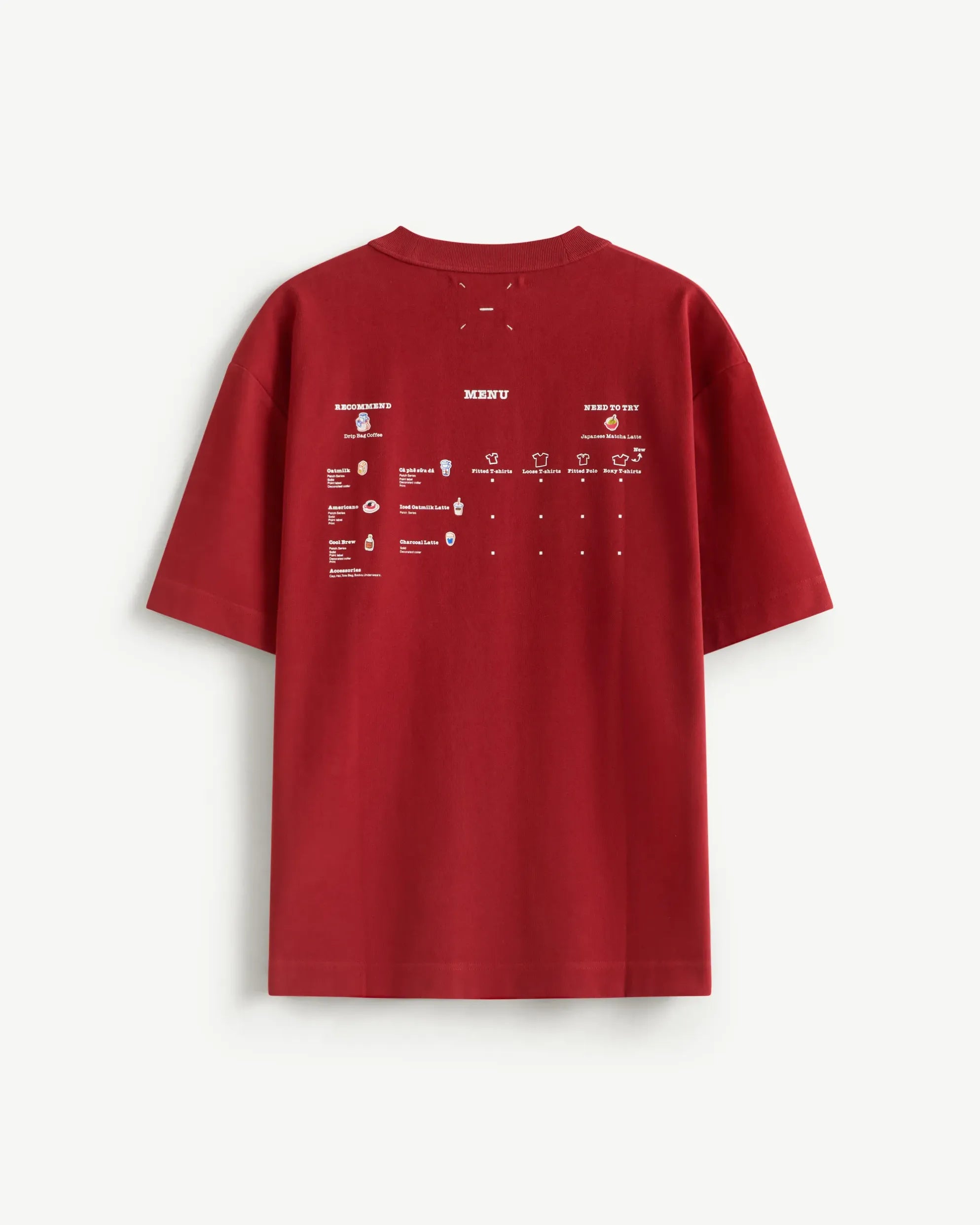 S.Café Back Print T-Shirt — Sundried Tomato